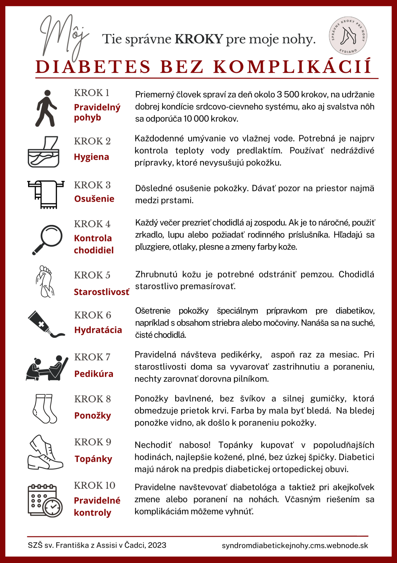 Manuál starostlivosti o nohy 